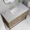James Martin Vanities 48'' Single Vanity, Pebble Oak w/ 3 CM Arctic Fall Solid Surface Top D100-V48-PBO-3AF - alternate 5